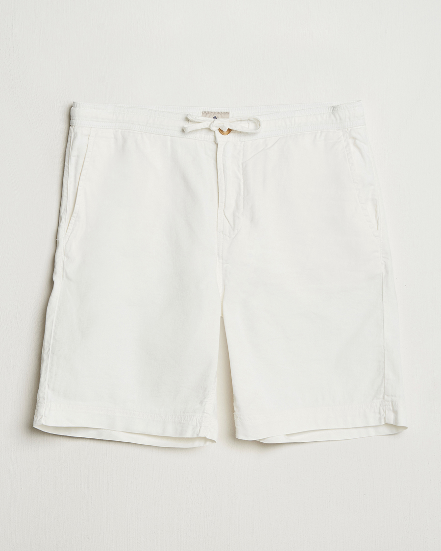 Mies | Shortsit | Morris | Fenix Linen/Cotton Shorts Off White