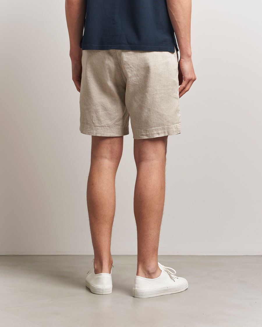 Mies | Shortsit | Morris | Fenix Linen/Cotton Shorts Beige