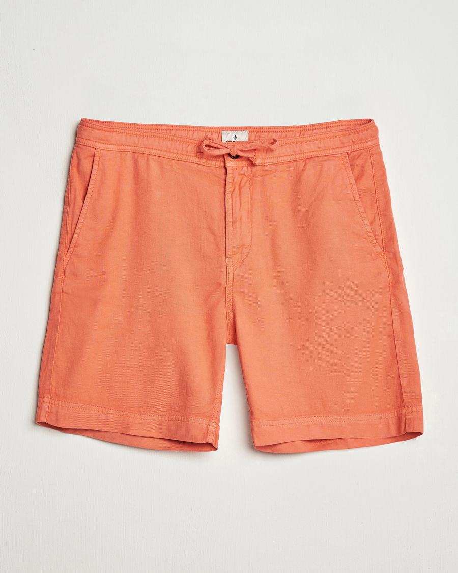Mies | Shortsit | Morris | Fenix Linen/Cotton Shorts Orange