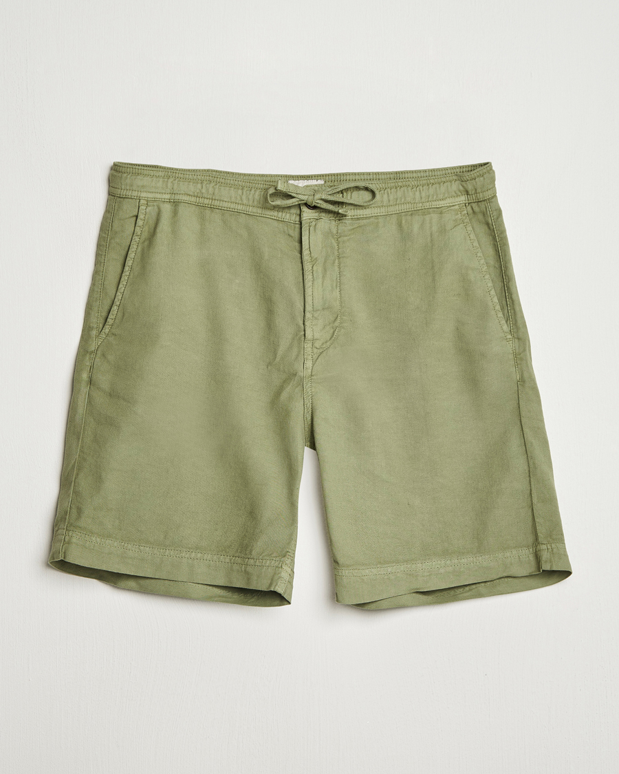Mies | Shortsit | Morris | Fenix Linen/Cotton Shorts Olive