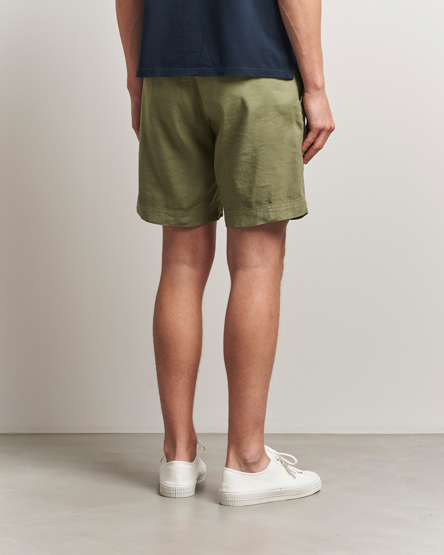 Mies | Shortsit | Morris | Fenix Linen/Cotton Shorts Olive