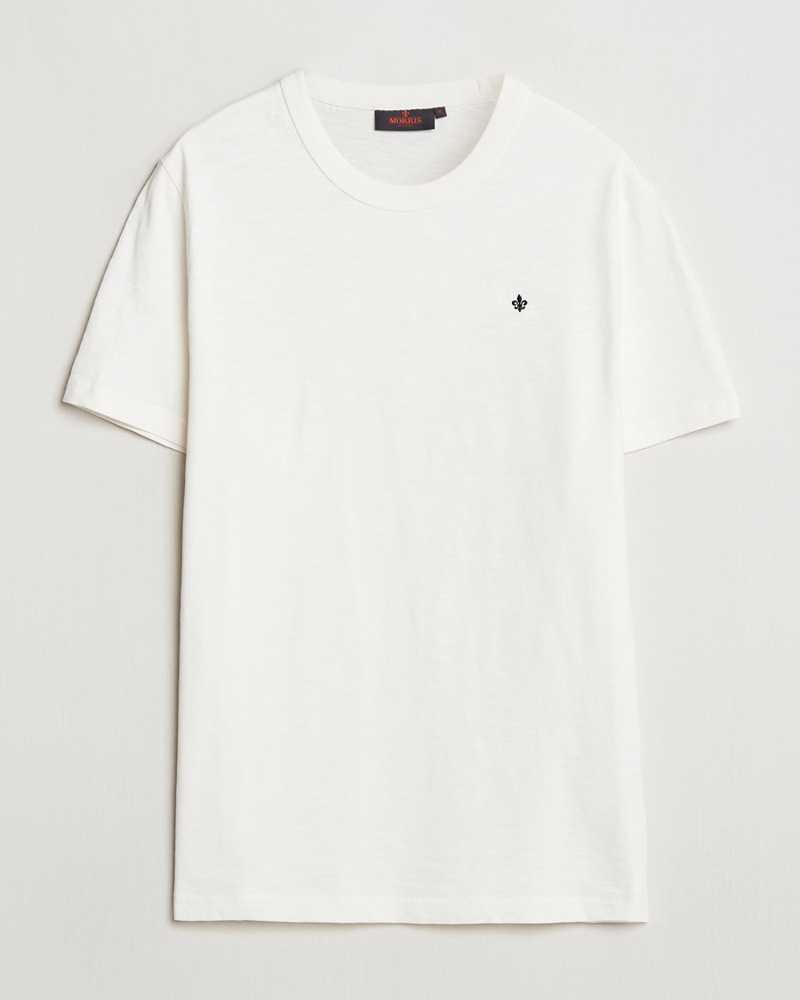 Mies | T-paidat | Morris | Watson Slub T-Shirt Off White