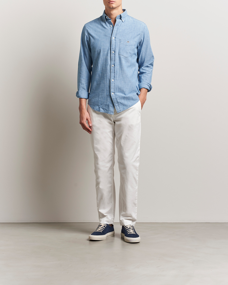 Mies | Housut | Morris | Jeffrey Summer Chino White
