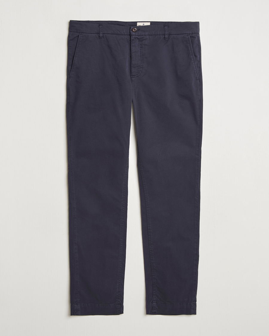 Mies | Housut | Morris | Jeffrey Summer Chino Dark Blue