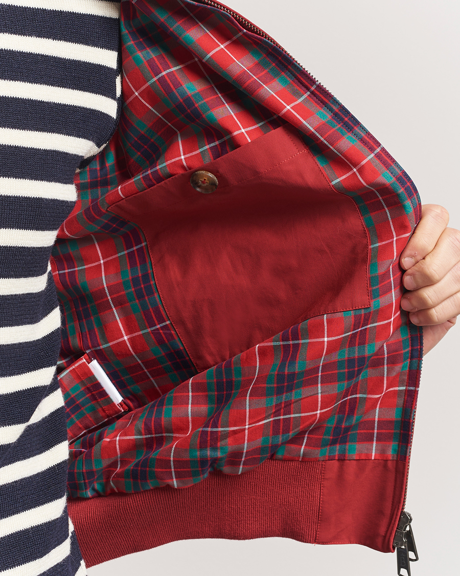 Mies | Takit | Baracuta | G9 Original Harrington Jacket Dark Red