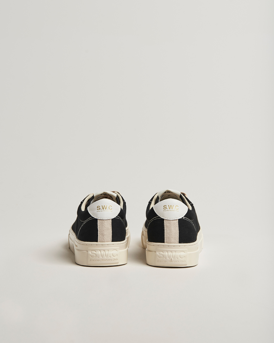 Mies | Tennarit | Stepney Workers Club | Dellow 02 Cupsole Canvas Sneaker Black