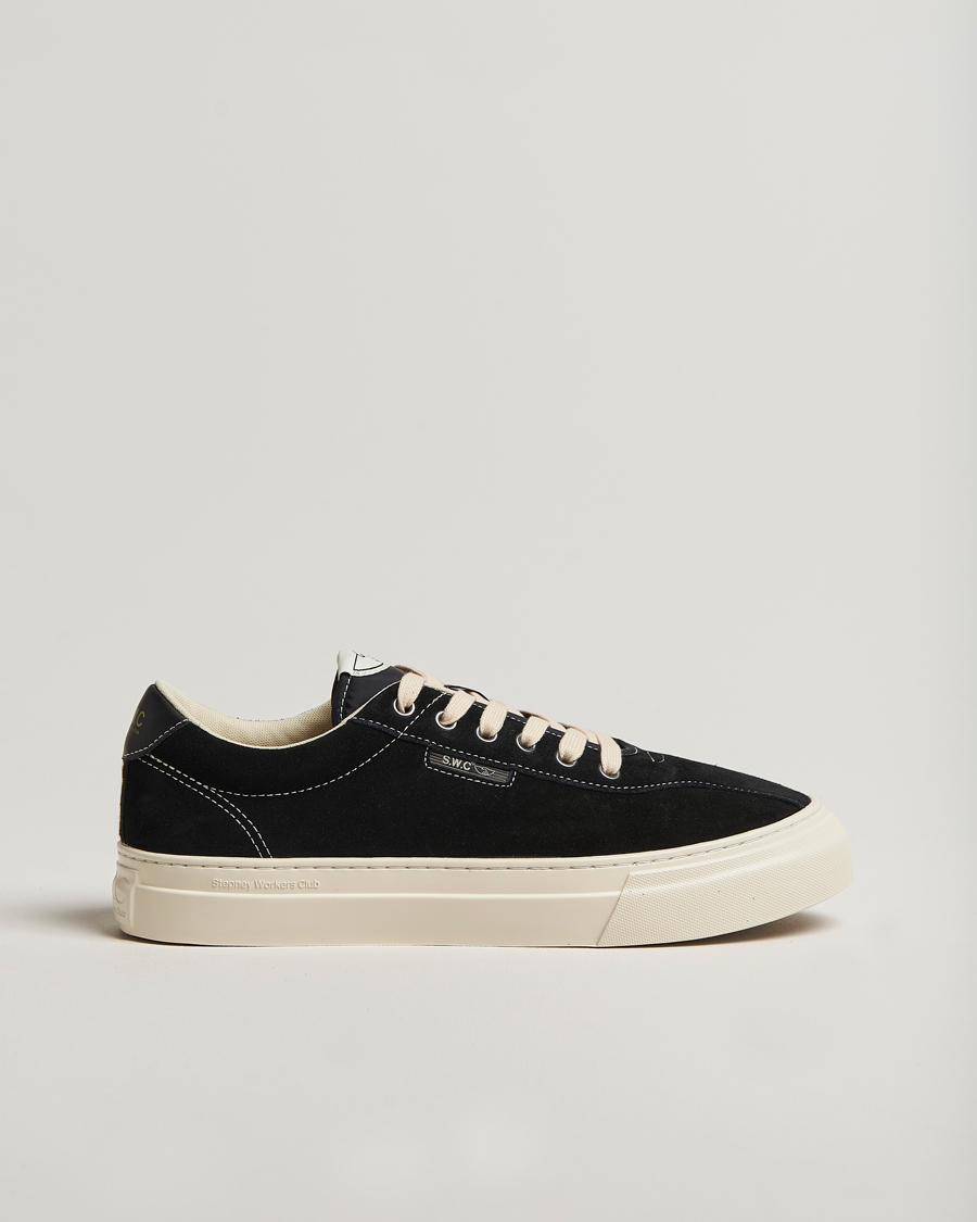 Mies | Tennarit | Stepney Workers Club | Dellow 02 Cupsole Suede Sneaker Black