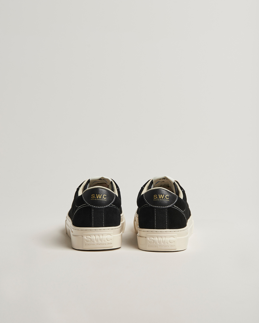 Mies | Tennarit | Stepney Workers Club | Dellow 02 Cupsole Suede Sneaker Black