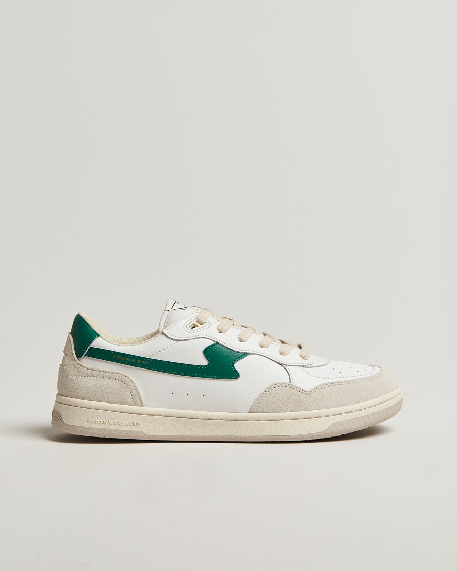 Mies | Stepney Workers Club Pro Cup 01 S-Strike Leather Sneaker Spring Green | Stepney Workers Club | Pro Cup 01 S-Strike Leather Sneaker Spring Green