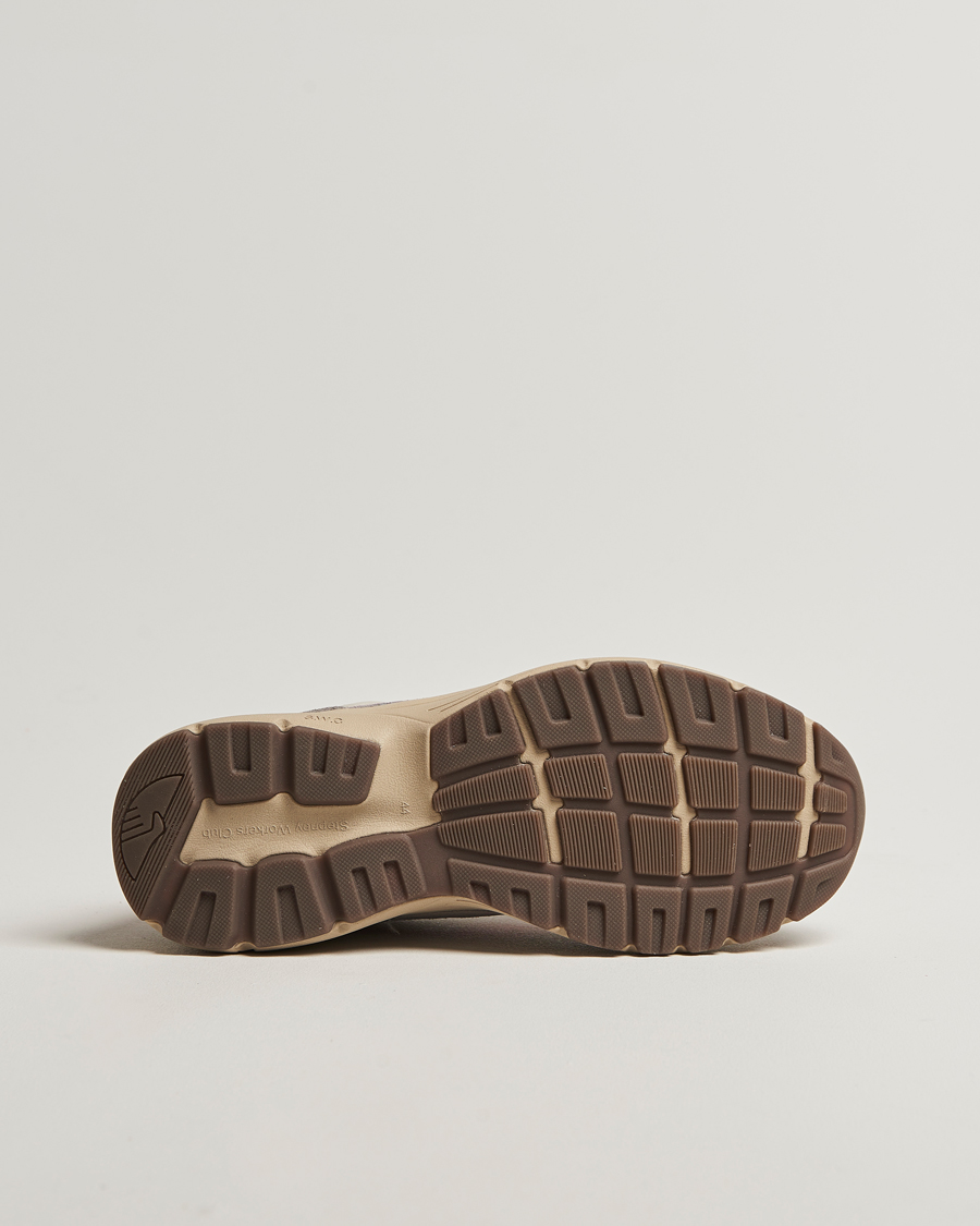 Mies | Stepney Workers Club Osier S-Strike Geo-Merged Runner Sneaker Grey/Red | Stepney Workers Club | Osier S-Strike Geo-Merged Runner Sneaker Grey/Red