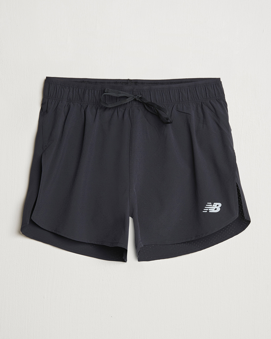 Mies | Shortsit | New Balance Running | Split Shorts Black