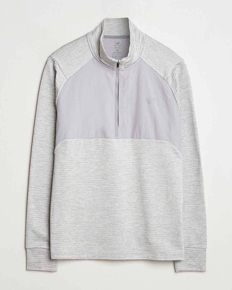 Mies | Puserot | New Balance Running | Heat Grid Half Zip Athletic Grey