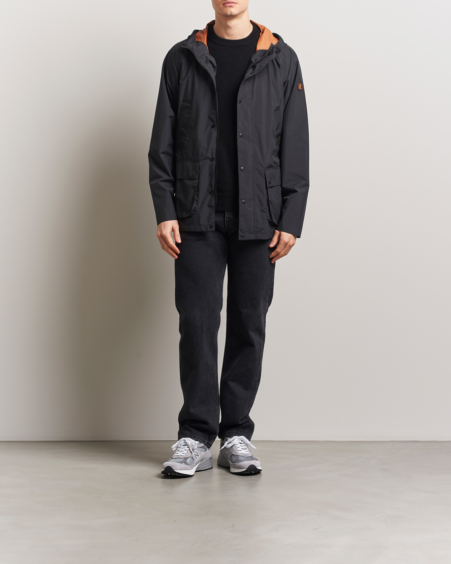 Mies | Takit | Save The Duck | Ghibli Wind/Water Resistant Hooded Jacket Black