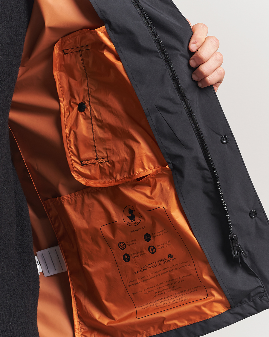 Mies | Takit | Save The Duck | Ghibli Wind/Water Resistant Hooded Jacket Black