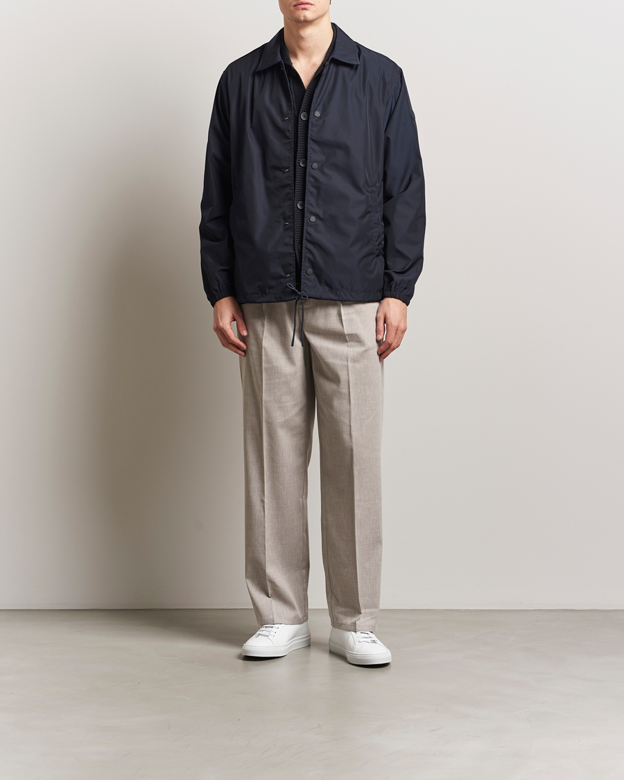 Mies | Takit | Save The Duck | Prince Wind/Water Resistant Coach Jacket Blue Black