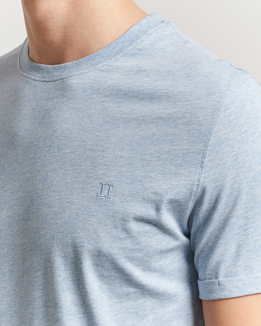 Mies | T-paidat | LES DEUX | Nørregaard Tonal T-Shirt Xenon Blue Melange