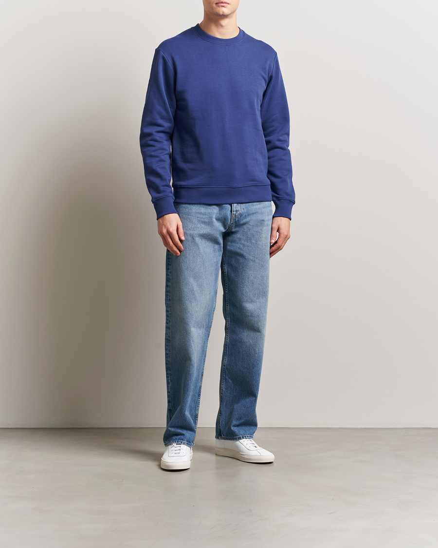 Mies | Puserot | Tiger of Sweden | Emerson Crew Neck Sweatshirt Pansy Blue