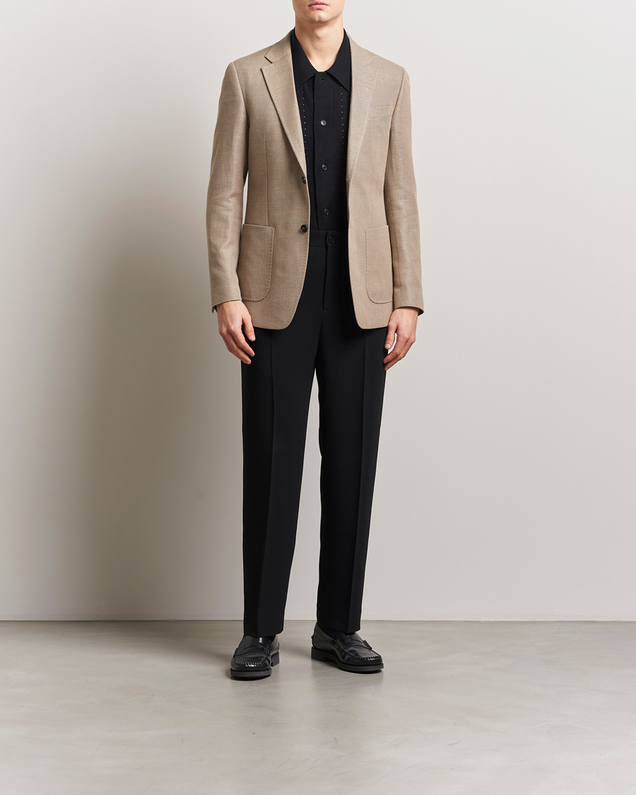 Mies | Pikkutakit | Tiger of Sweden | Justin Linen/Cotton Structured Blazer Practical Beige