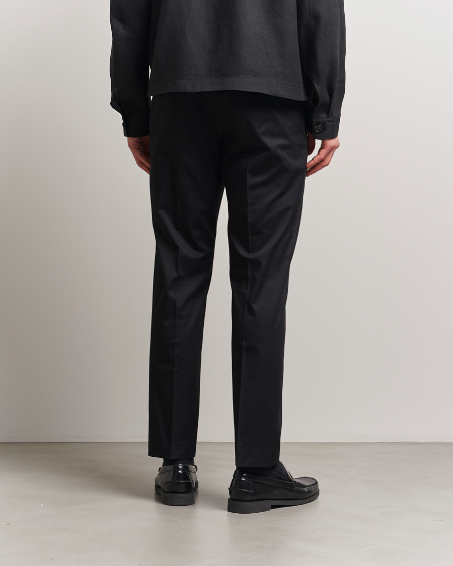 Mies | Housut | Tiger of Sweden | Tannen Cotton Drawstring Trousers Black