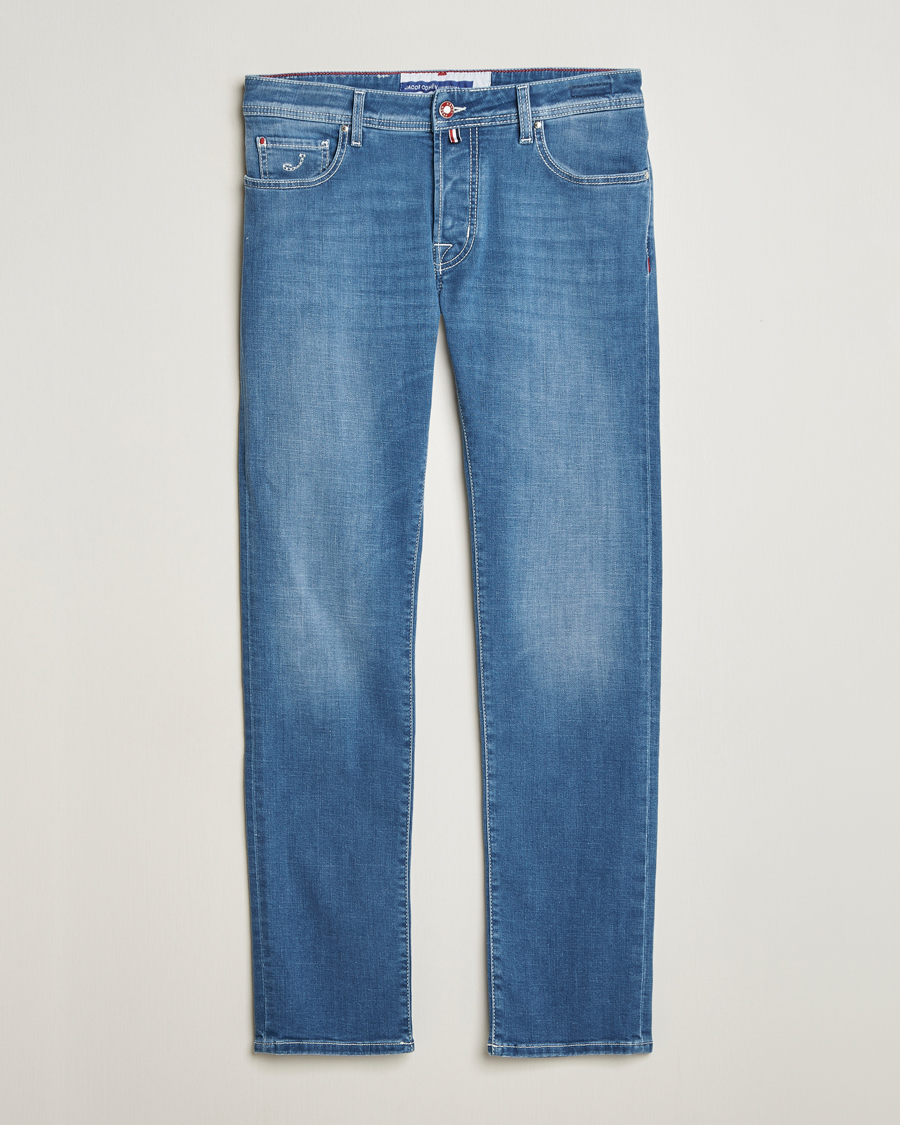 Mies | Farkut | Jacob Cohën | Bard Slim Fit Stretch Vintage Jeans Medium Blue