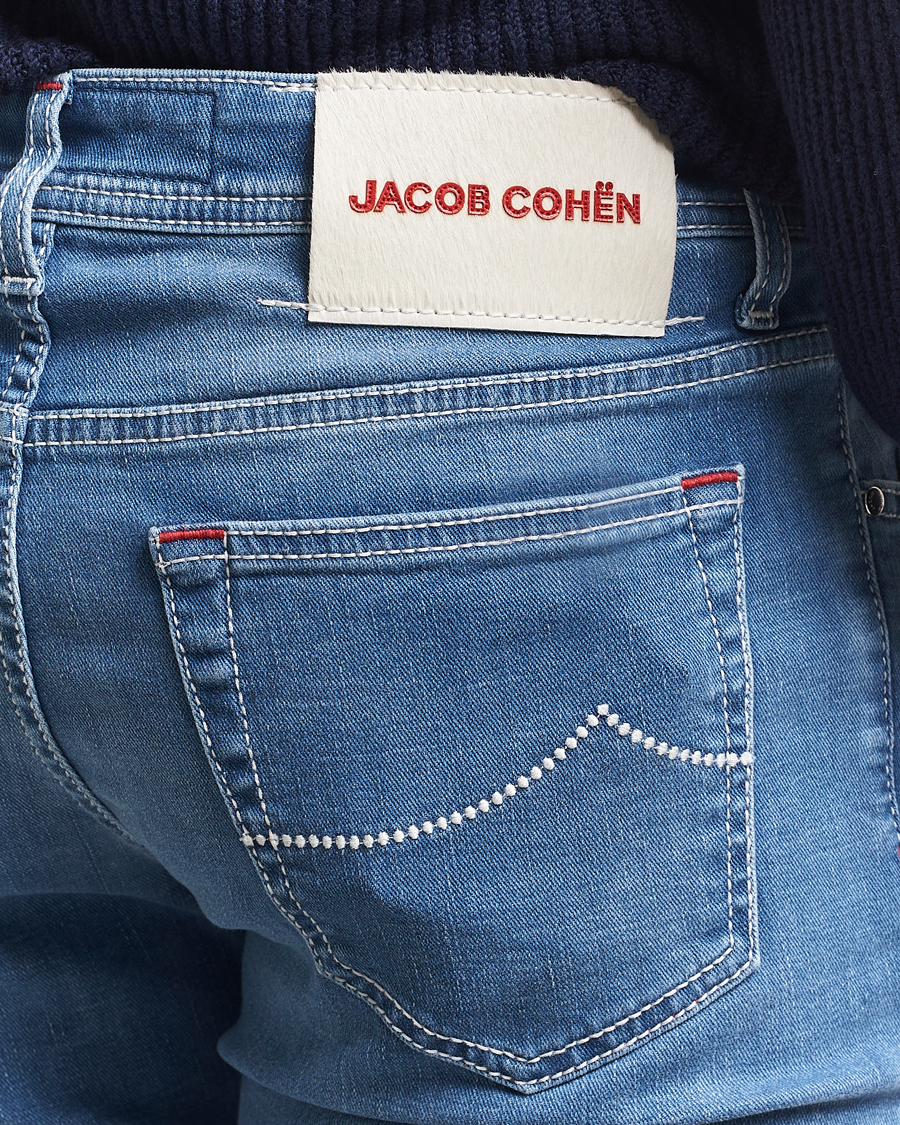 Mies | Farkut | Jacob Cohën | Bard Slim Fit Stretch Vintage Jeans Medium Blue