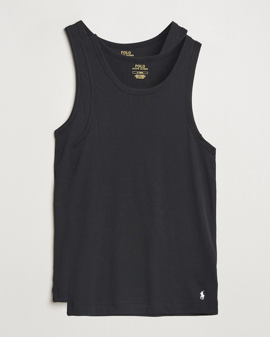 Mies | T-paidat | Polo Ralph Lauren | 2-Pack Classic Tank Top Black