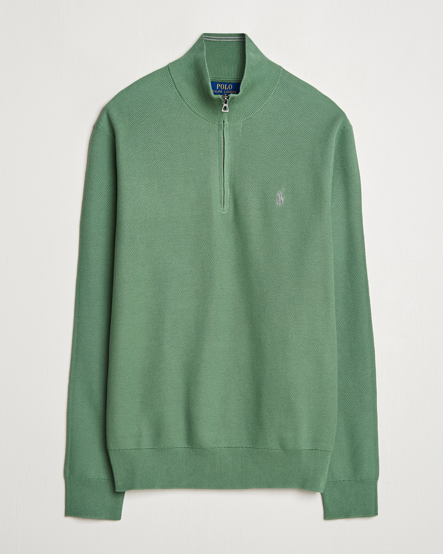 Mies | Puserot | Polo Ralph Lauren | Half Zip Cotton Pullover Fatigue