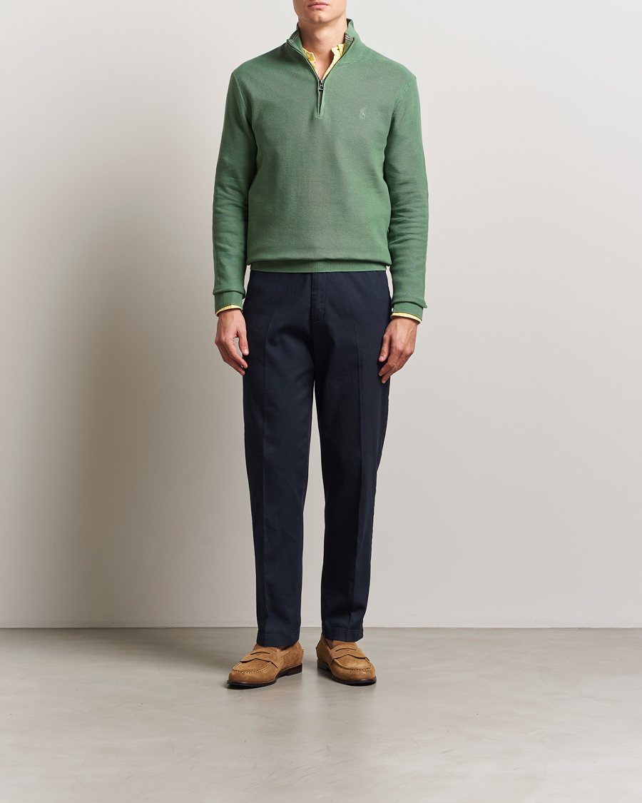 Mies | Puserot | Polo Ralph Lauren | Half Zip Cotton Pullover Fatigue