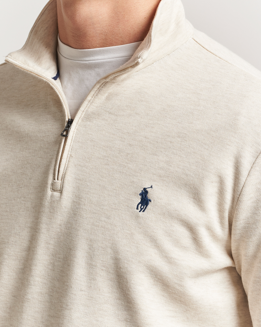 Mies | Puserot | Polo Ralph Lauren | Cotton/Nylon Half Zip Chalk Heather