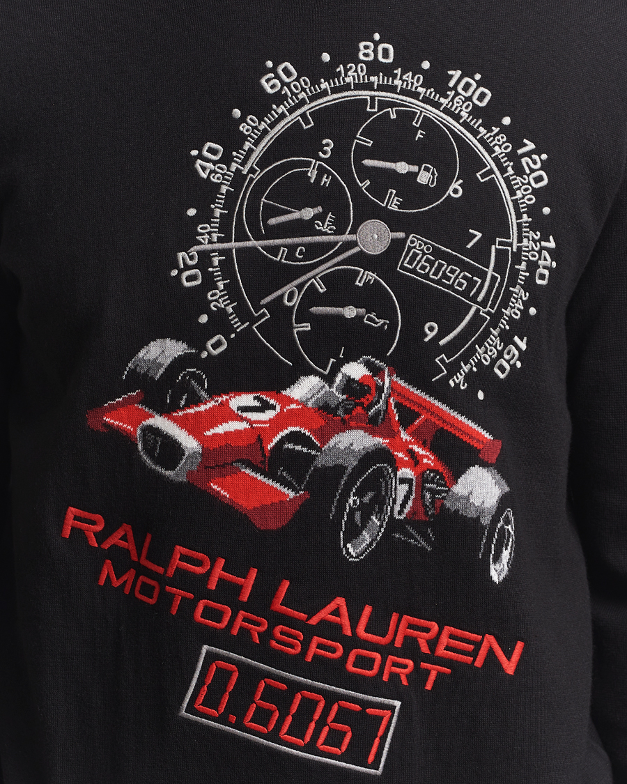 Mies | Puserot | Polo Ralph Lauren | RL Motorsport Knitted Sweater Black Combo