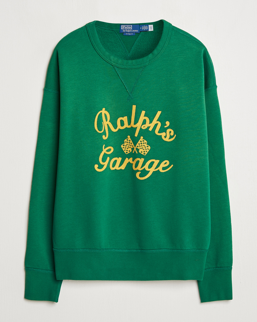Mies | Puserot | Polo Ralph Lauren | Ralph's Garage Sweatshirt Tennis Green