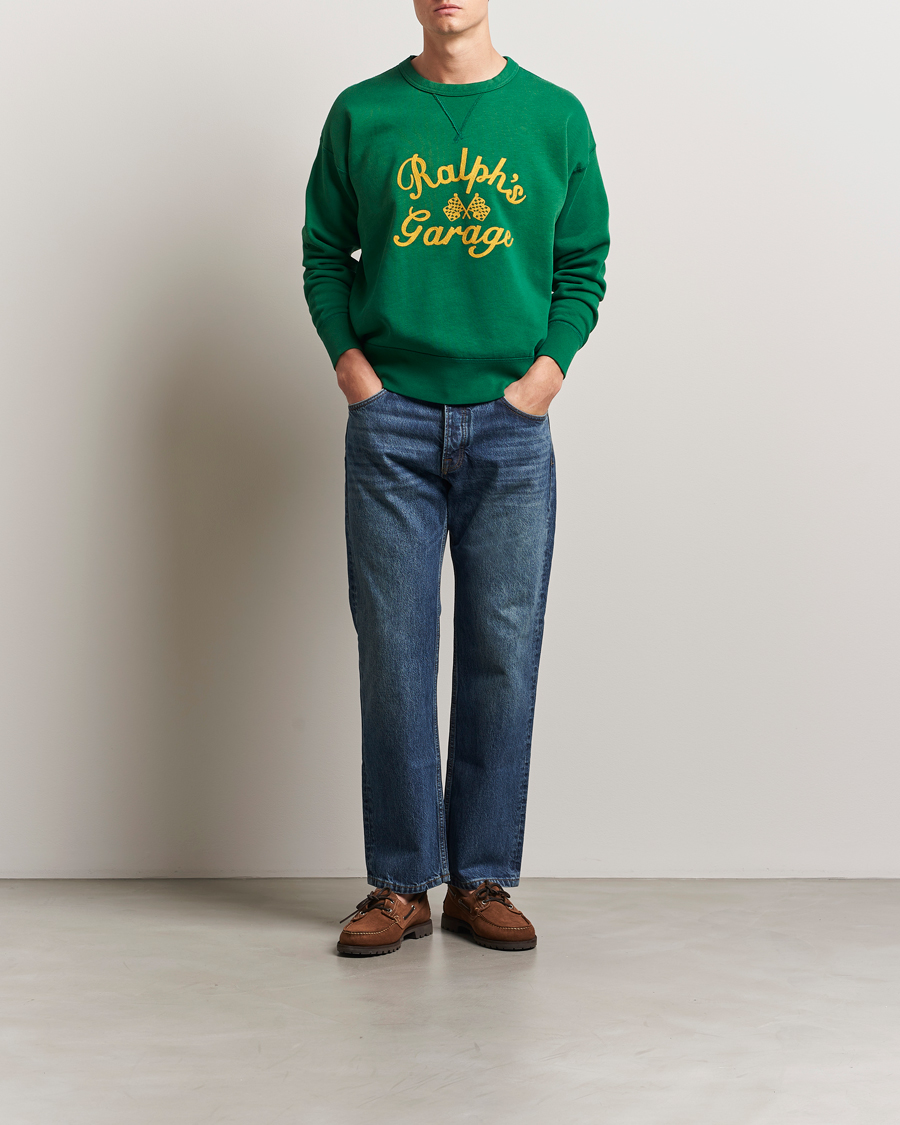 Mies | Puserot | Polo Ralph Lauren | Ralph's Garage Sweatshirt Tennis Green