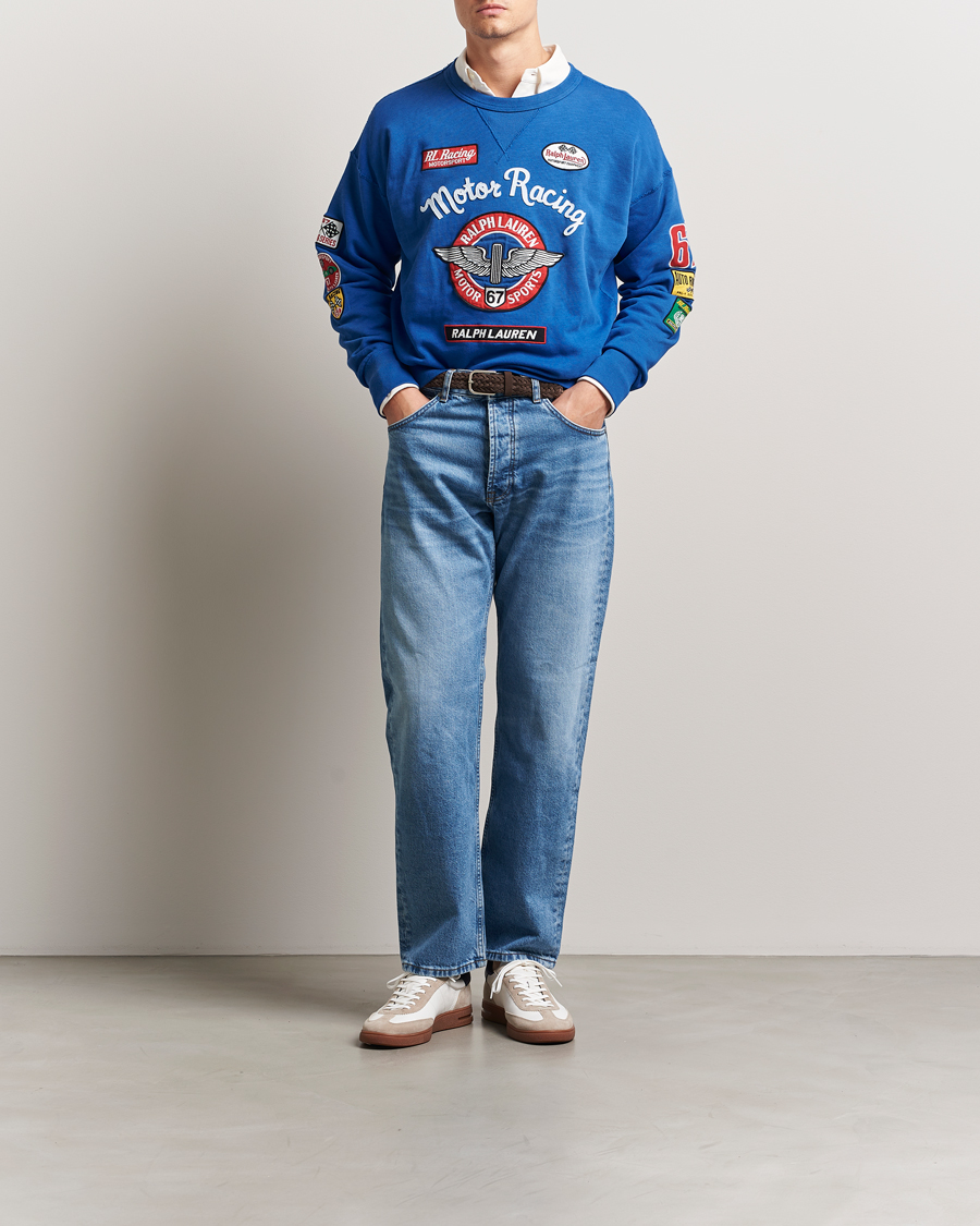 Mies | Puserot | Polo Ralph Lauren | Vintage Fleece Motor Racing Sweatshirt Heritage Blue