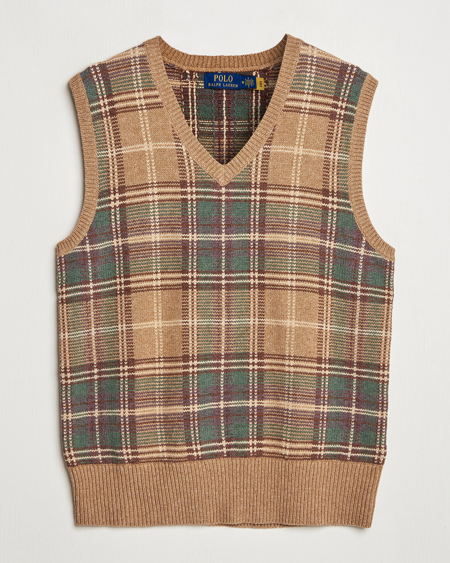 Mies | Puserot | Polo Ralph Lauren | Wool/Cotton Vest Tan Combo