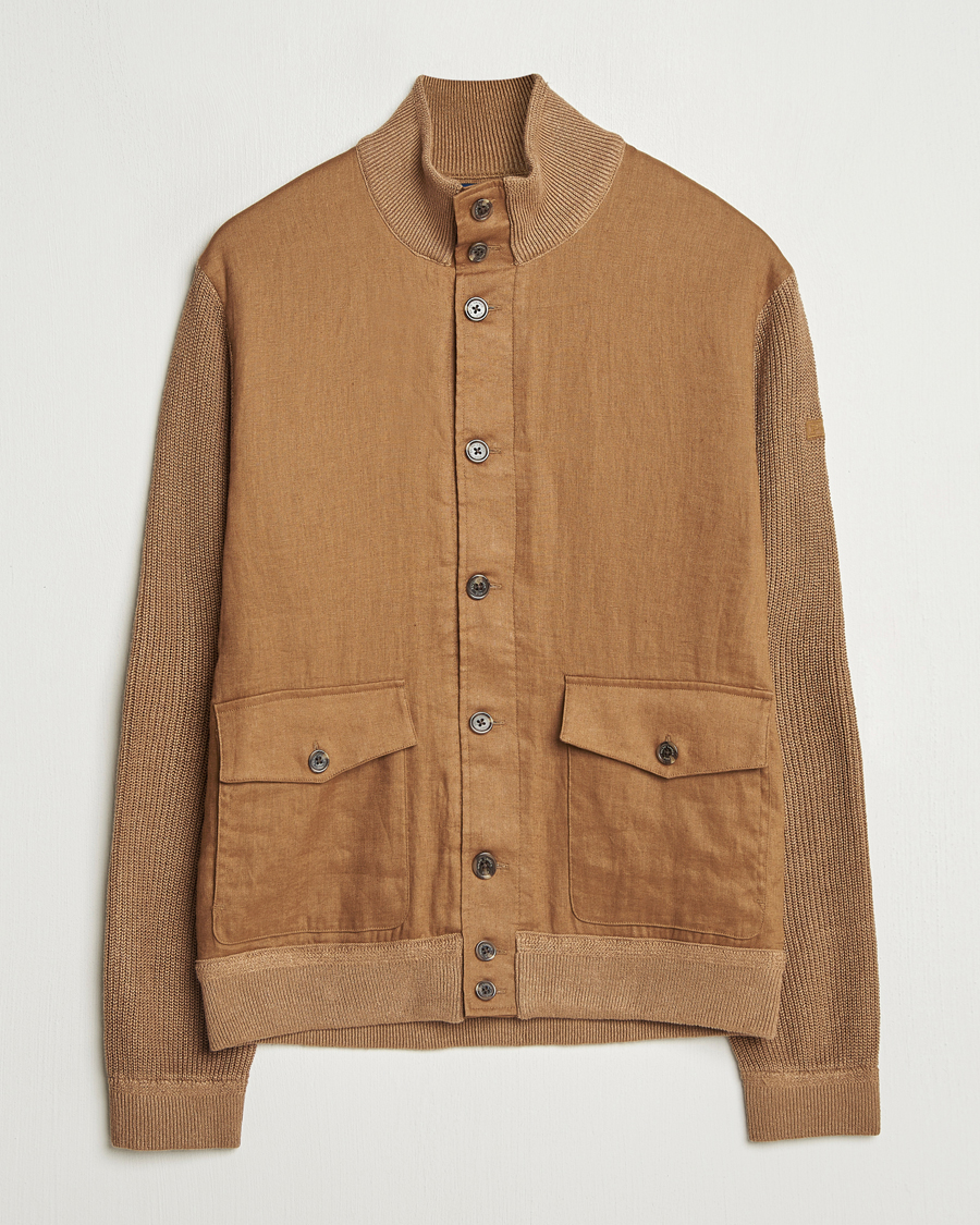 Mies | Puserot | Polo Ralph Lauren | Linen Skeet Jacket Brown Linen Combo