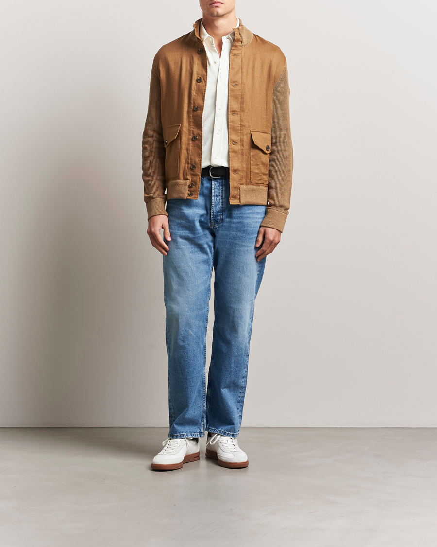 Mies | Puserot | Polo Ralph Lauren | Linen Skeet Jacket Brown Linen Combo