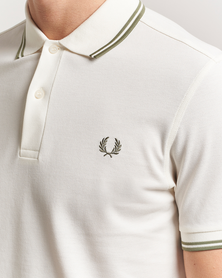 Mies | Pikeet | Fred Perry | Twin Tipped Polo Shirt Light Ecru