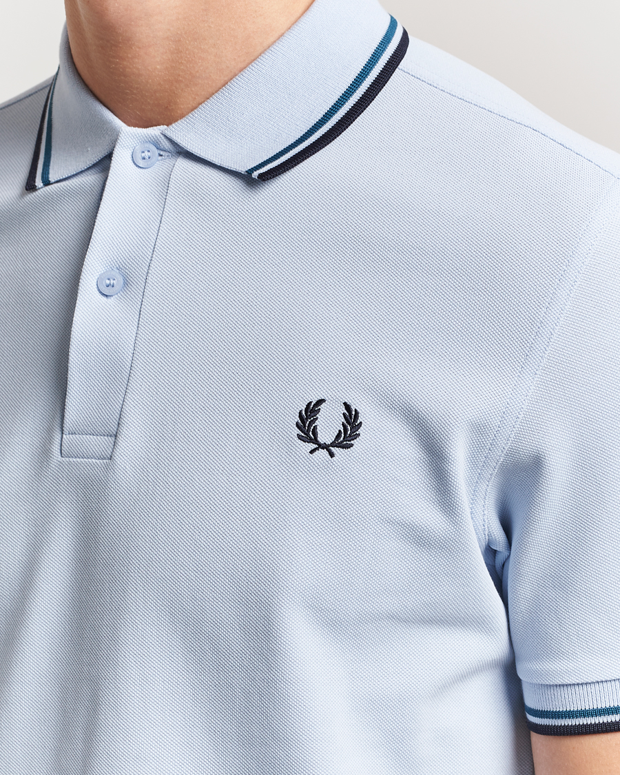 Mies | Pikeet | Fred Perry | Twin Tipped Polo Shirt Light Smoke