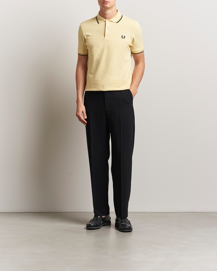 Mies | Pikeet | Fred Perry | Twin Tipped Polo Shirt Yellow