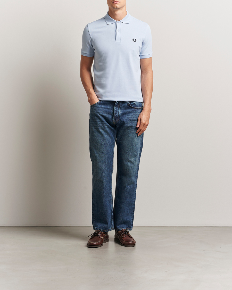 Mies | Pikeet | Fred Perry | Plain Polo Shirt Light Smoke