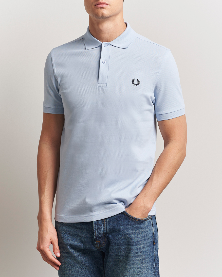 Mies | Pikeet | Fred Perry | Plain Polo Shirt Light Smoke