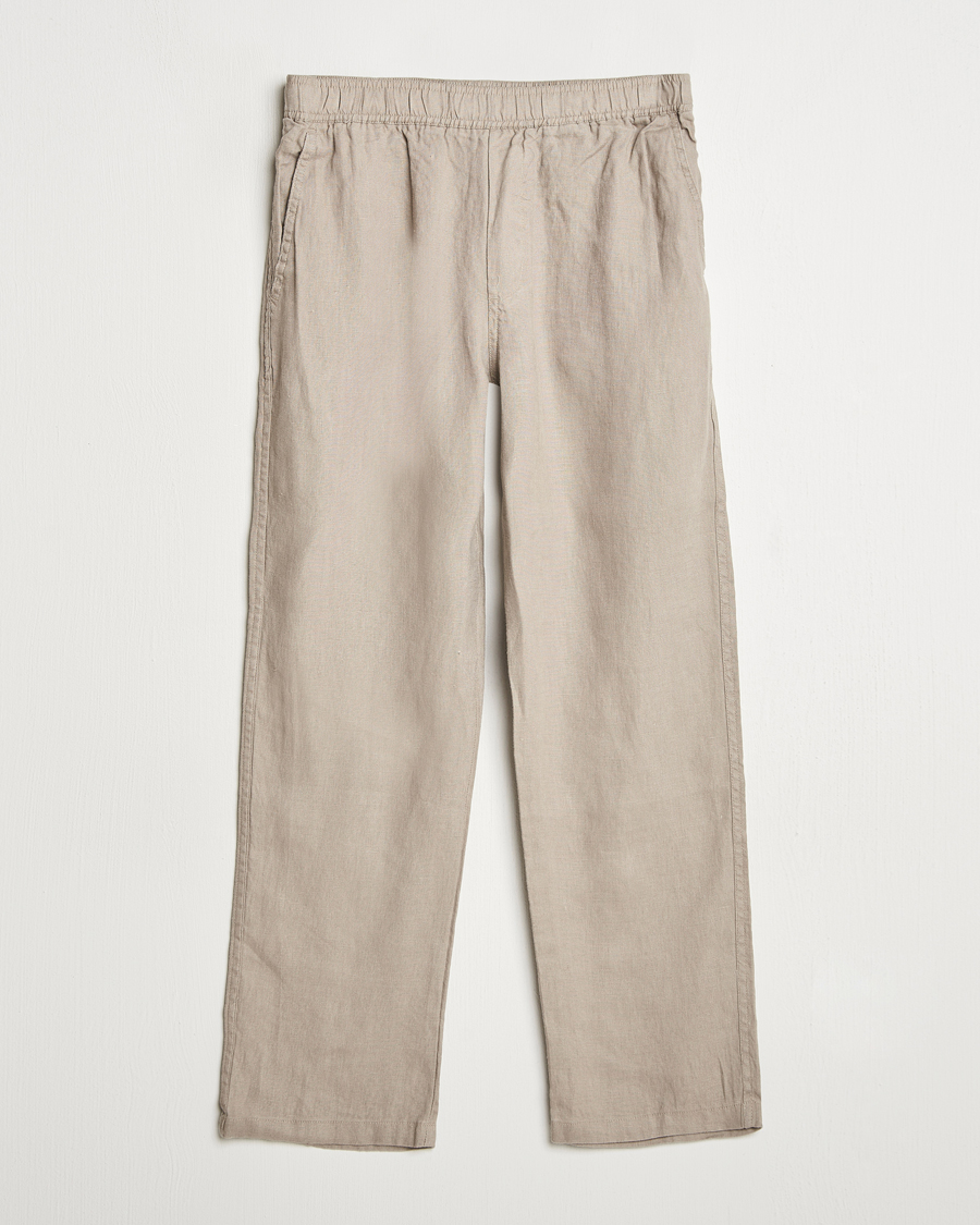 Mies | Housut | Samsøe Samsøe | Jabari Linen Drawstring Trousers Greige