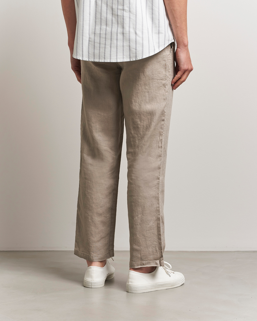 Mies | Housut | Samsøe Samsøe | Jabari Linen Drawstring Trousers Greige