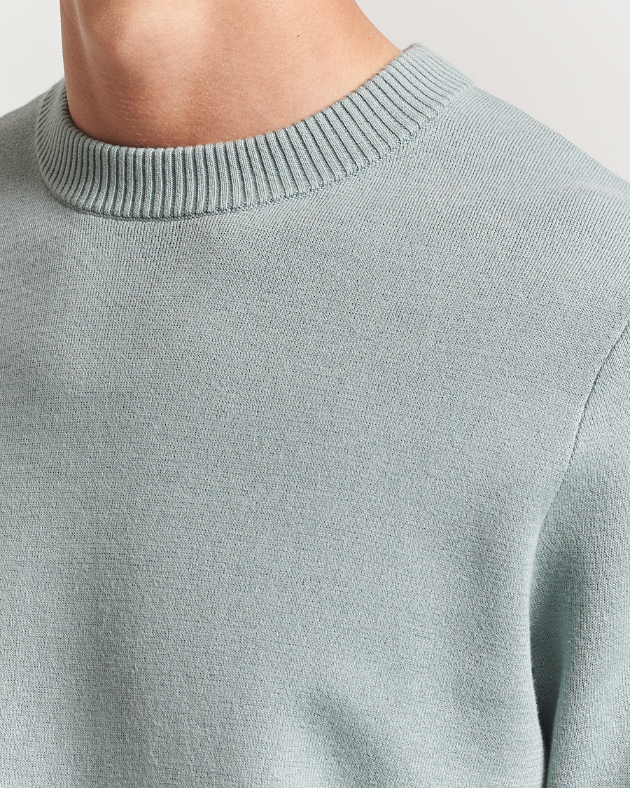 Mies | Puserot | Samsøe Samsøe | Niklas Crew Neck Sweater Abyss Green