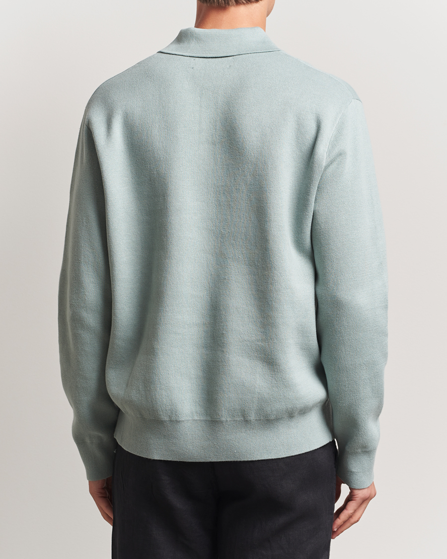 Mies | Puserot | Samsøe Samsøe | Nino Knitted Polo Abyss Green