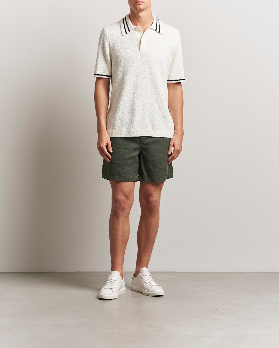 Mies | Pikeet | Samsøe Samsøe | Pedro Tipped Knitted Polo Clear Cream