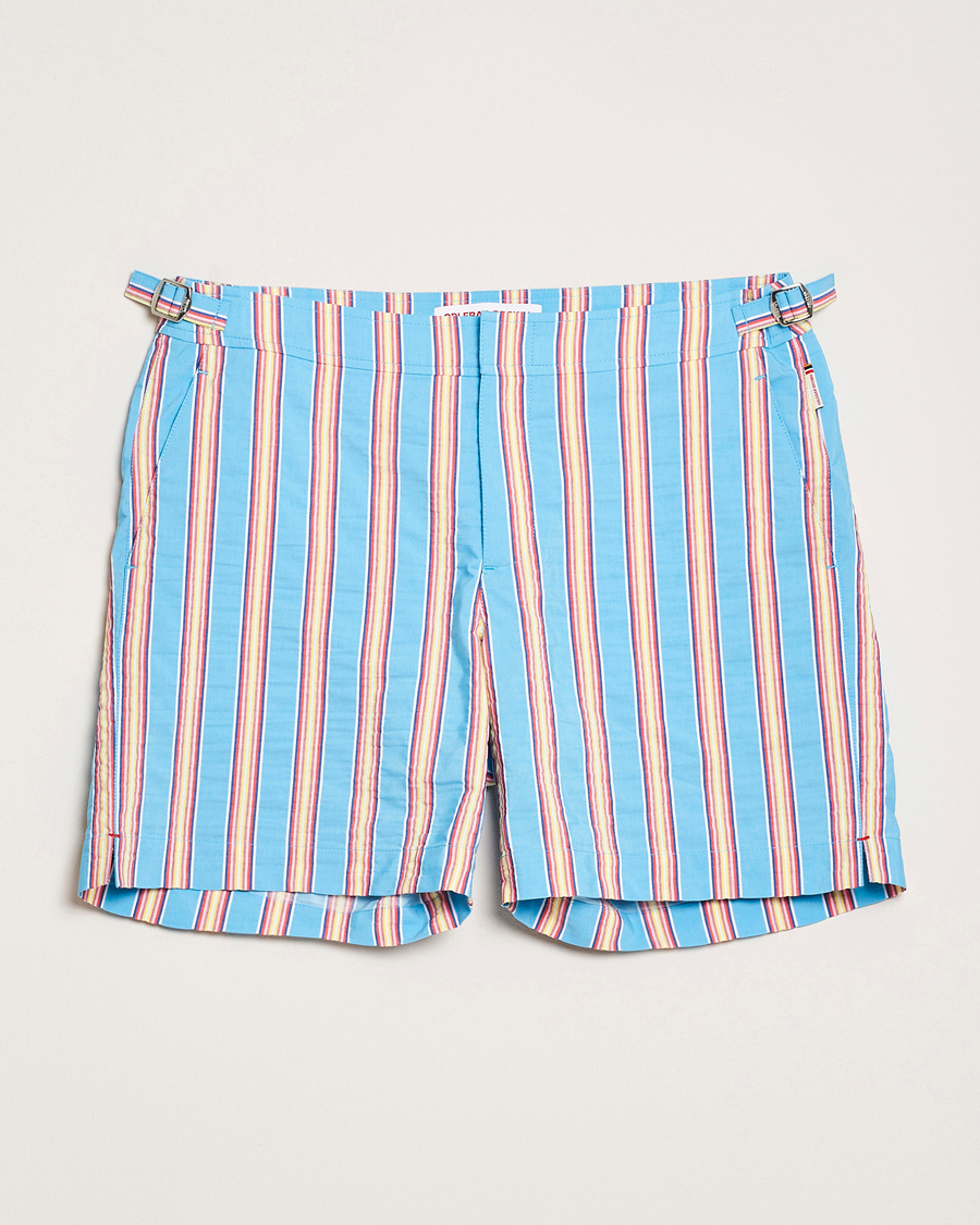 Mies | Uimahousut | Orlebar Brown | Bulldog Deckchair Stripe Swimshorts Blue Multi