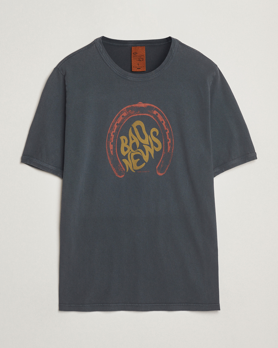 Mies | T-paidat | Nudie Jeans | Ricky Bad News T-Shirt Antracite