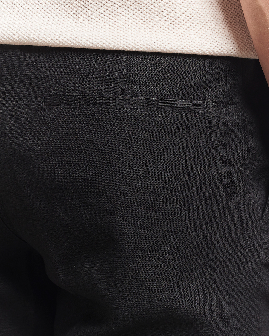Mies | Housut | J.Lindeberg | Soren Drape Linen Pants Black
