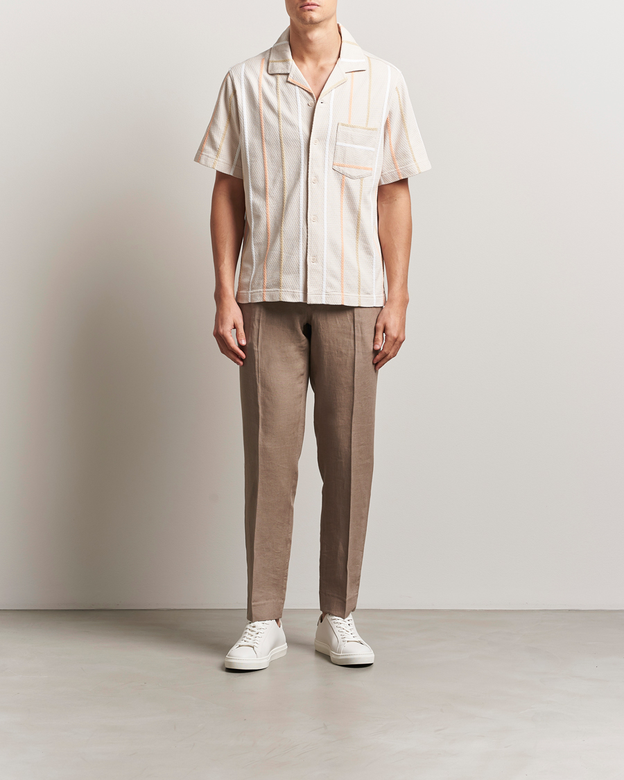 Mies | Housut | J.Lindeberg | Soren Drape Linen Pants Nutmeg